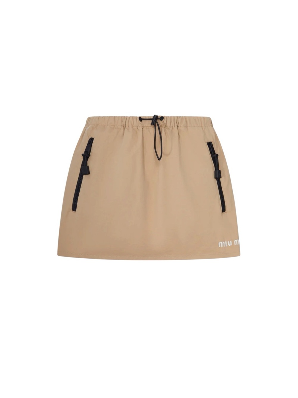 Miu Miu Washed gabardine miniskirt It38